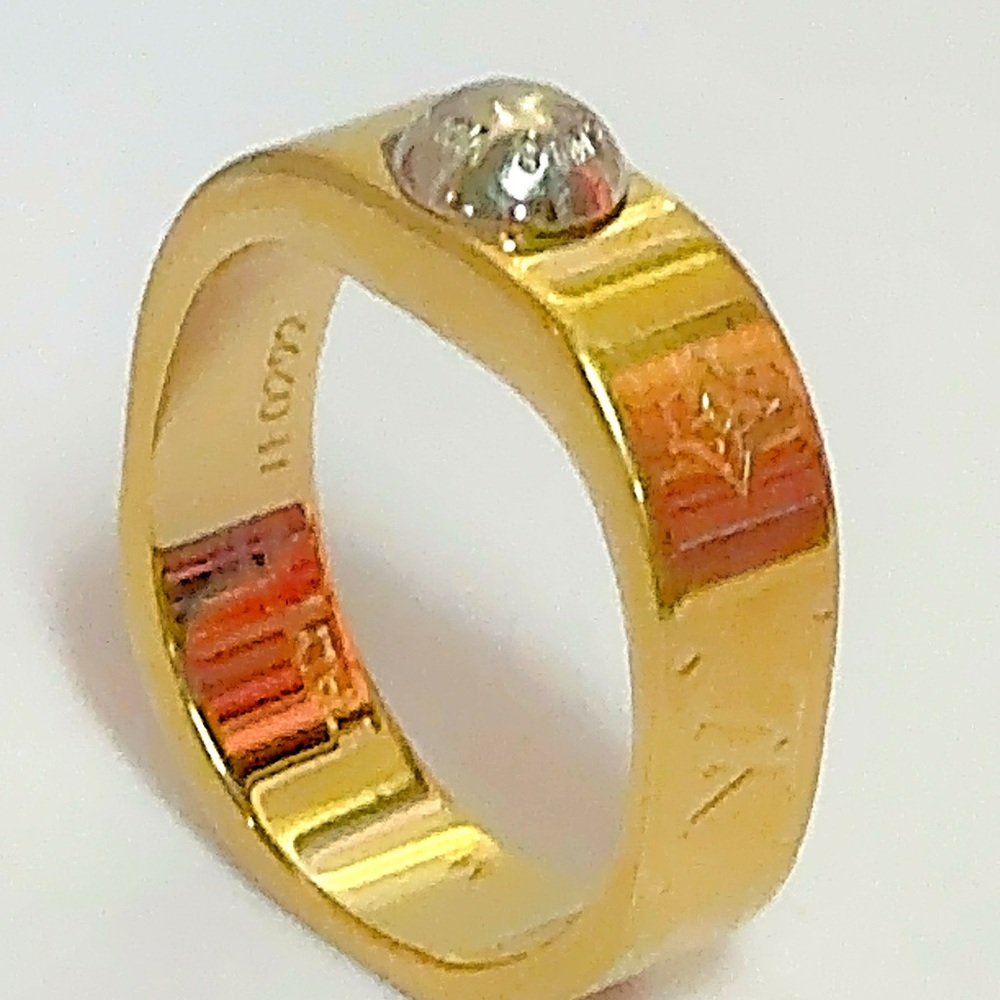 Louis Vuitton Gold and Silver Ring - Picture 8 of 11